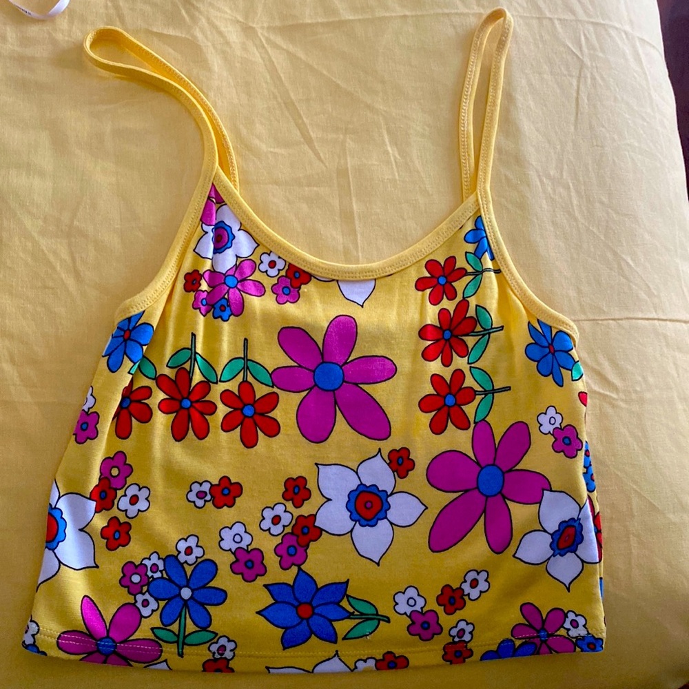 Flowers crop top